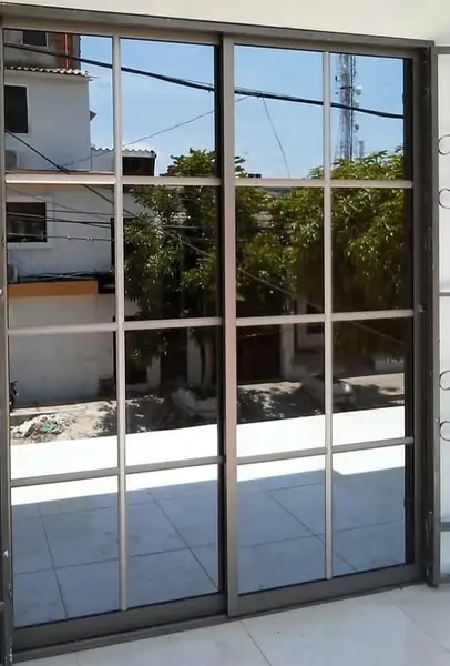 Puerta Ventana En Aluminio Reticulada